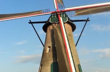 Stenen bergmolen