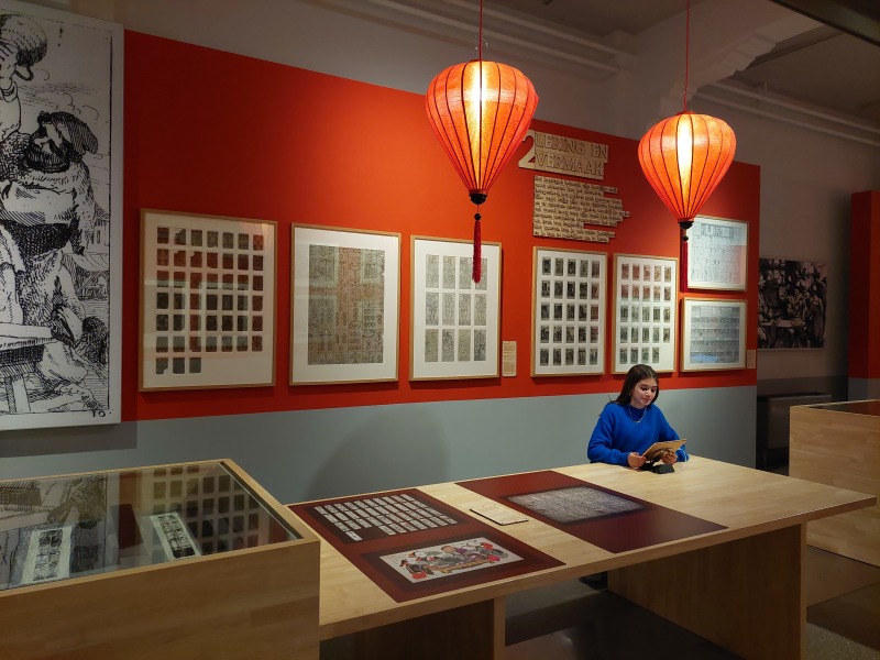 De Chinese afdeling in het Speelkaartenmuseum