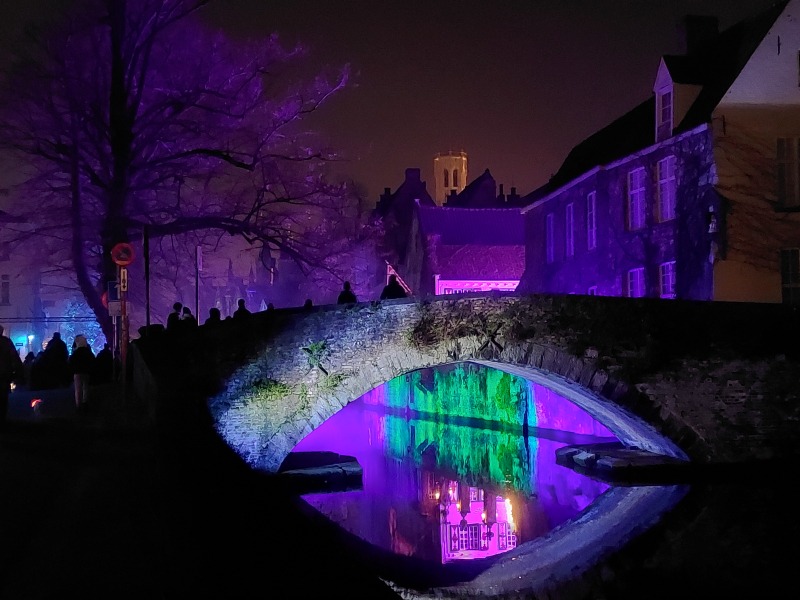 Wintergloed in Brugge