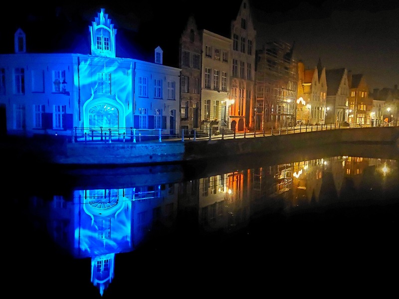 Wintergloed in Brugge