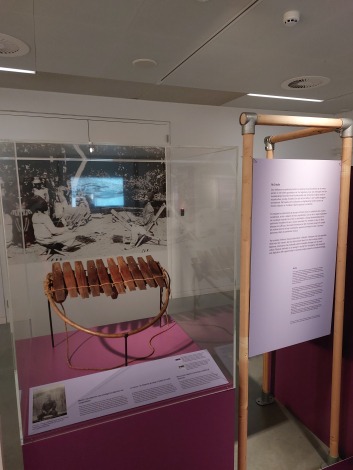 Een muziekinstrument in de tijdelijke collectie ReThinking collections