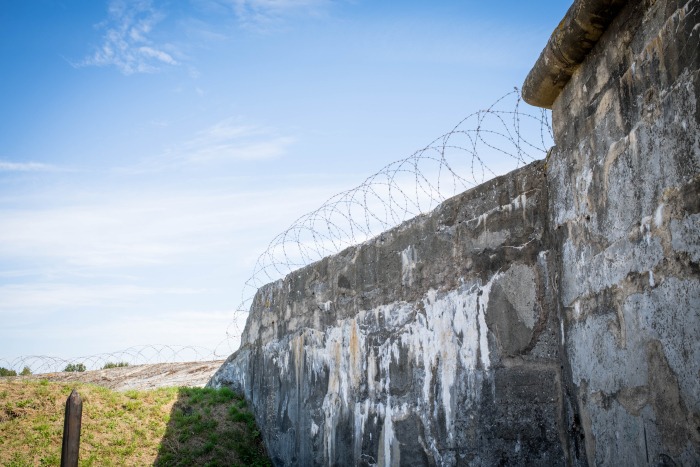 De executieplaats in het fort van Breendonk