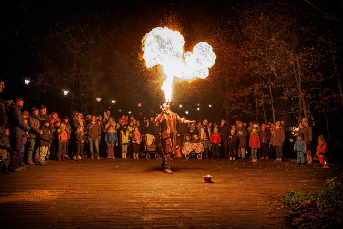 Putteke Winter De Schorre vuurshow