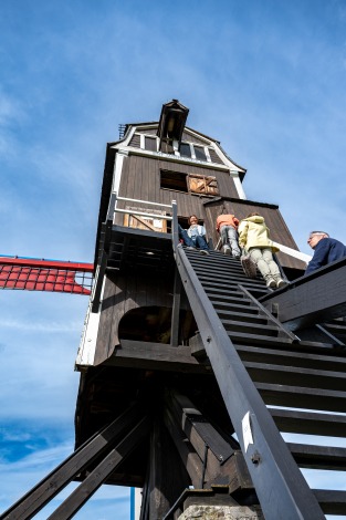 Beklimming van de steile molenaarstrap