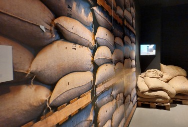 blik in het museum