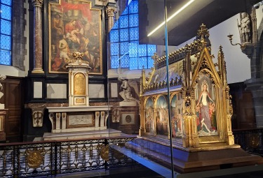 Het Sint-Ursulaschrijn in het Sint-Janshospitaal