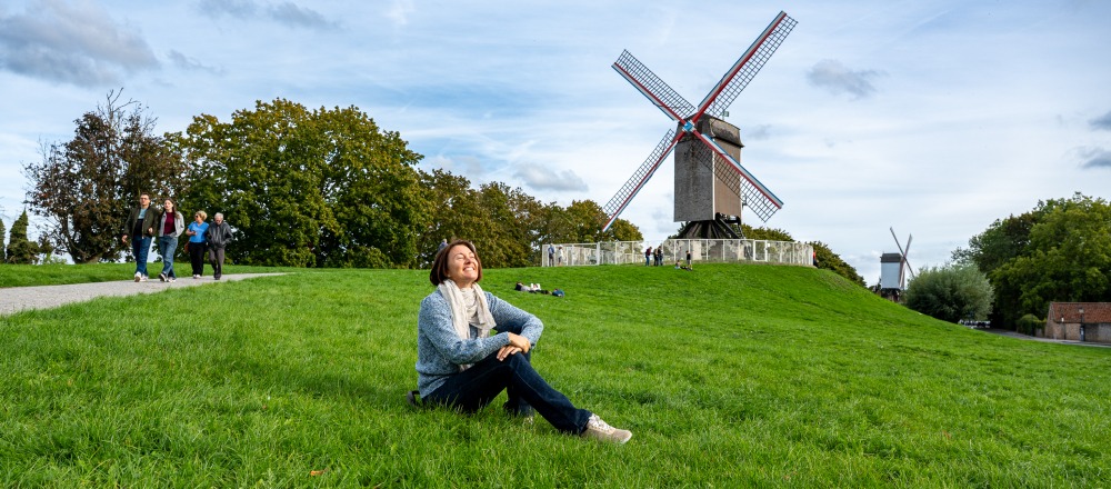 Sint-Janshuismolen op de Brugse Vesten
