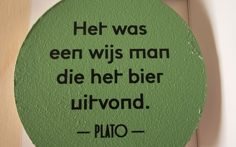 Foto's maken bij de quote-muur