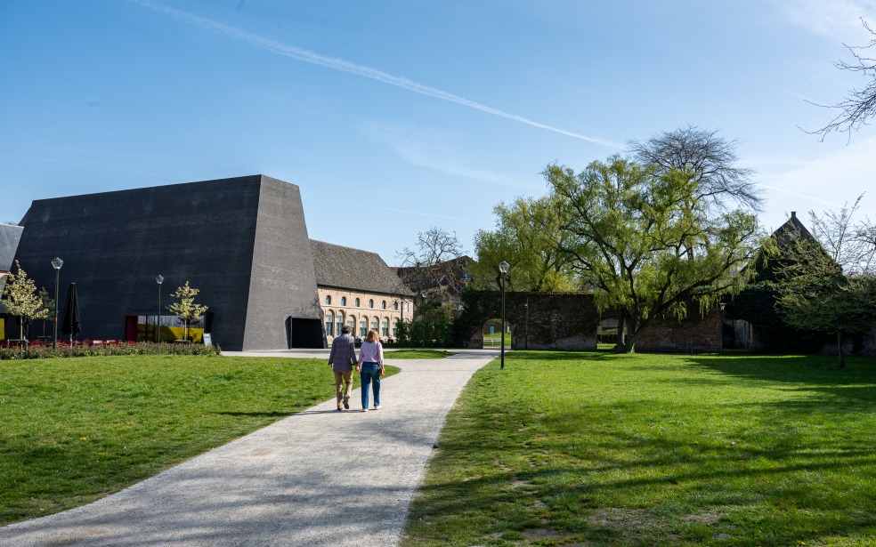 Begijnhofpark met zicht op Abby