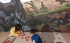 spelen bij de dino's