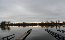 Zicht op het Donkmeer van aan de Donklaan