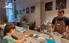 Tekenen met chocolade