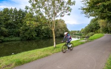 Fietsen langs de Oude Leiearm