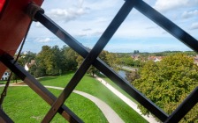 Panoramisch uitzicht op de Vesten vanuit de molen